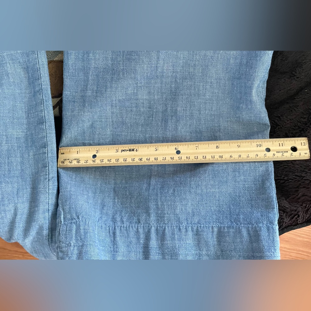 Banana Republic Blue Wide Leg Pants - Picture 2 of 11